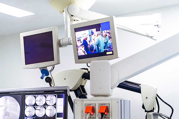 غرفة العمليات شاشات المناظير
