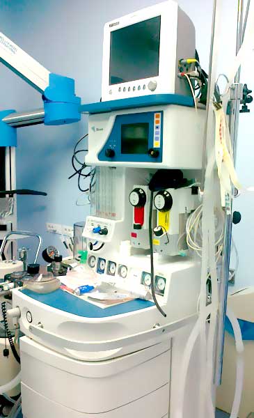 غرفة العمليات جهاز التخدير